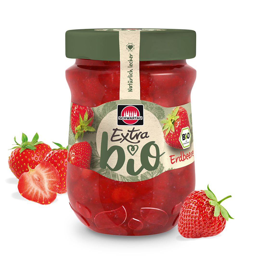 Schwartau Extra Bio Erdbeere