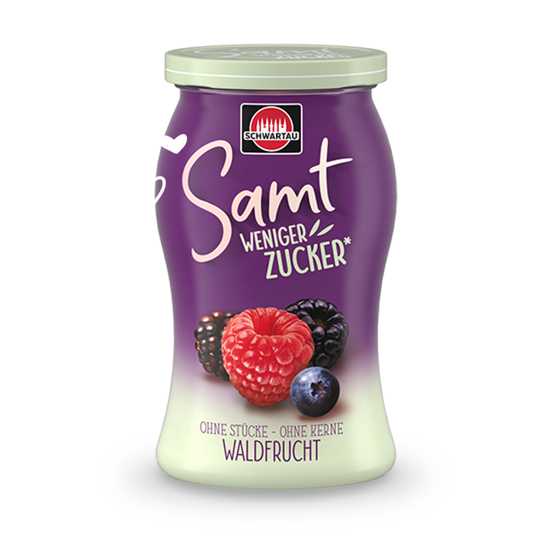 Samt Weniger Zucker Waldfrucht