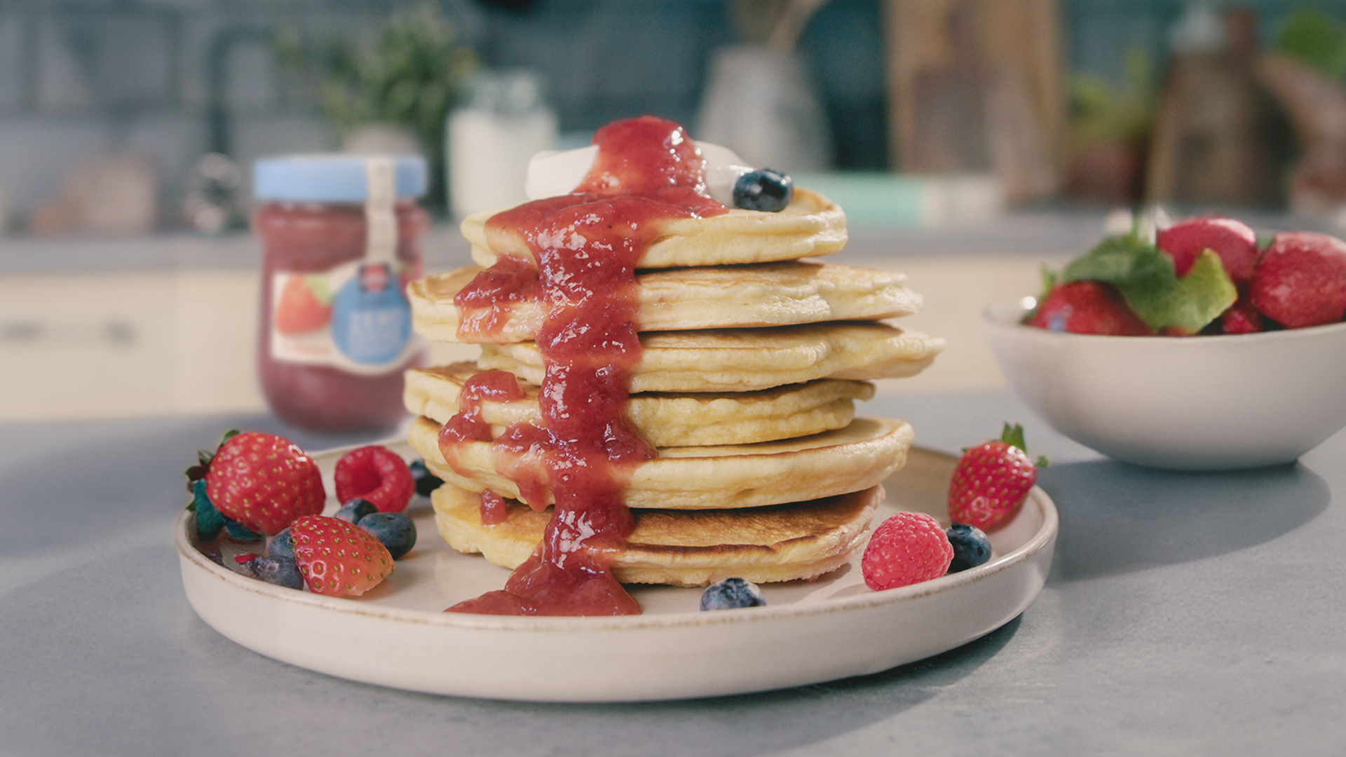 Pancakes ohne zugesetzten Zucker