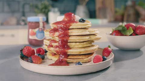 Fruchtig leckere Pancakes ohne zugesetzten Zucker