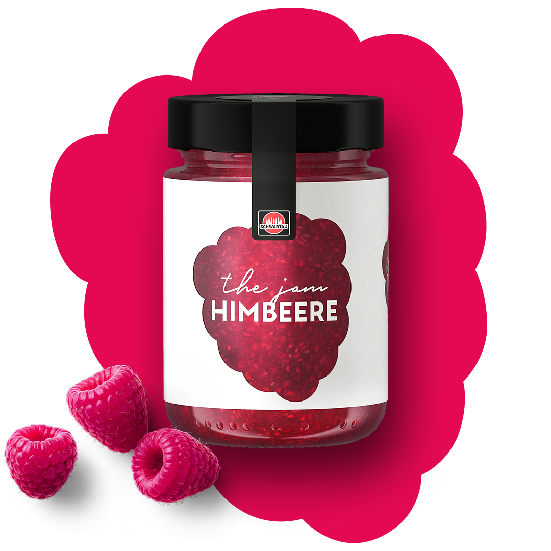 Packshot the jam Himbeere