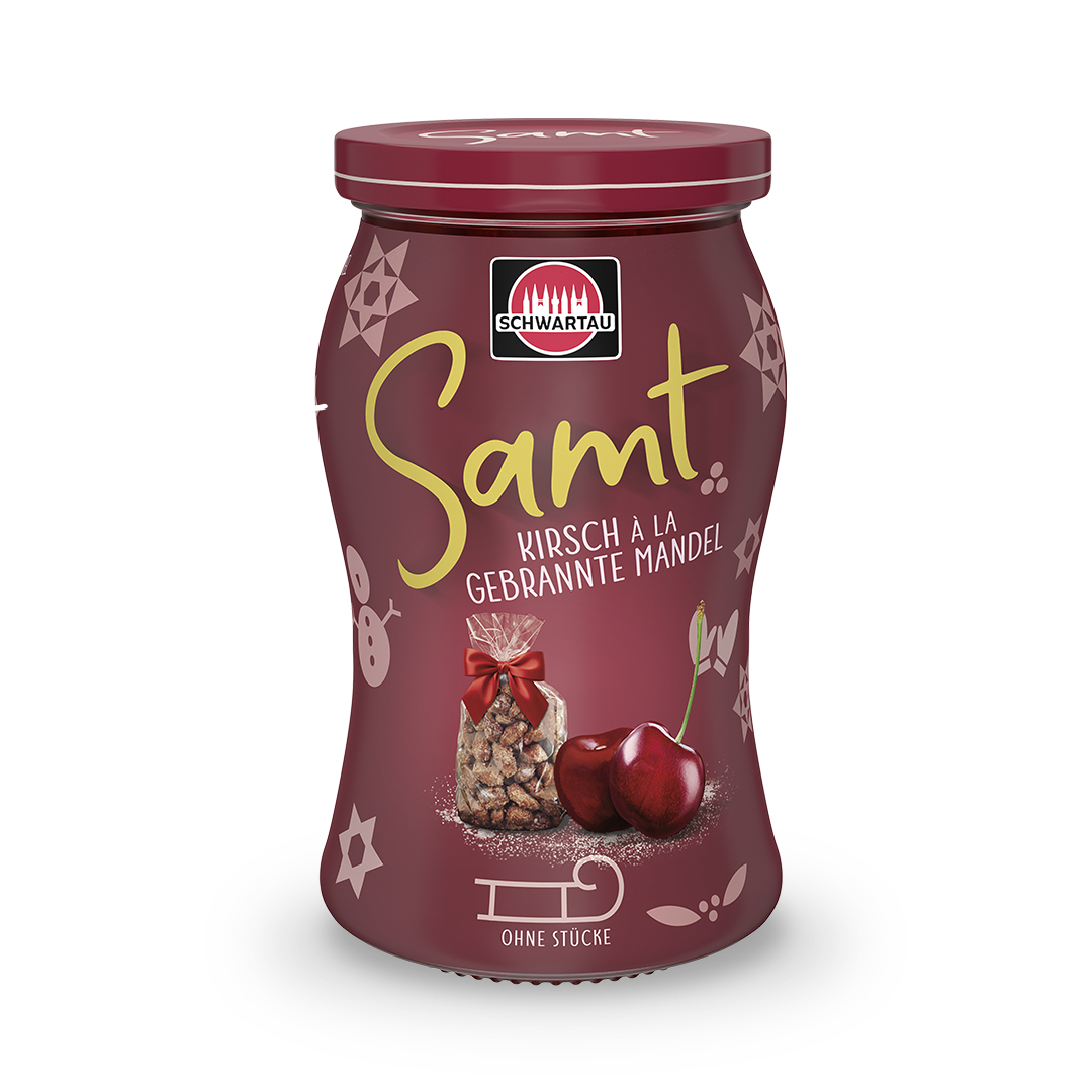 Samt Kirsch à la gebrannte Mandel