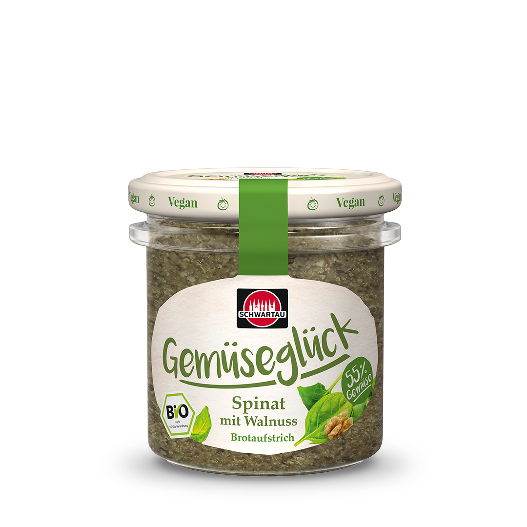 Schwartau Gemüseglück Spinat Walnuss