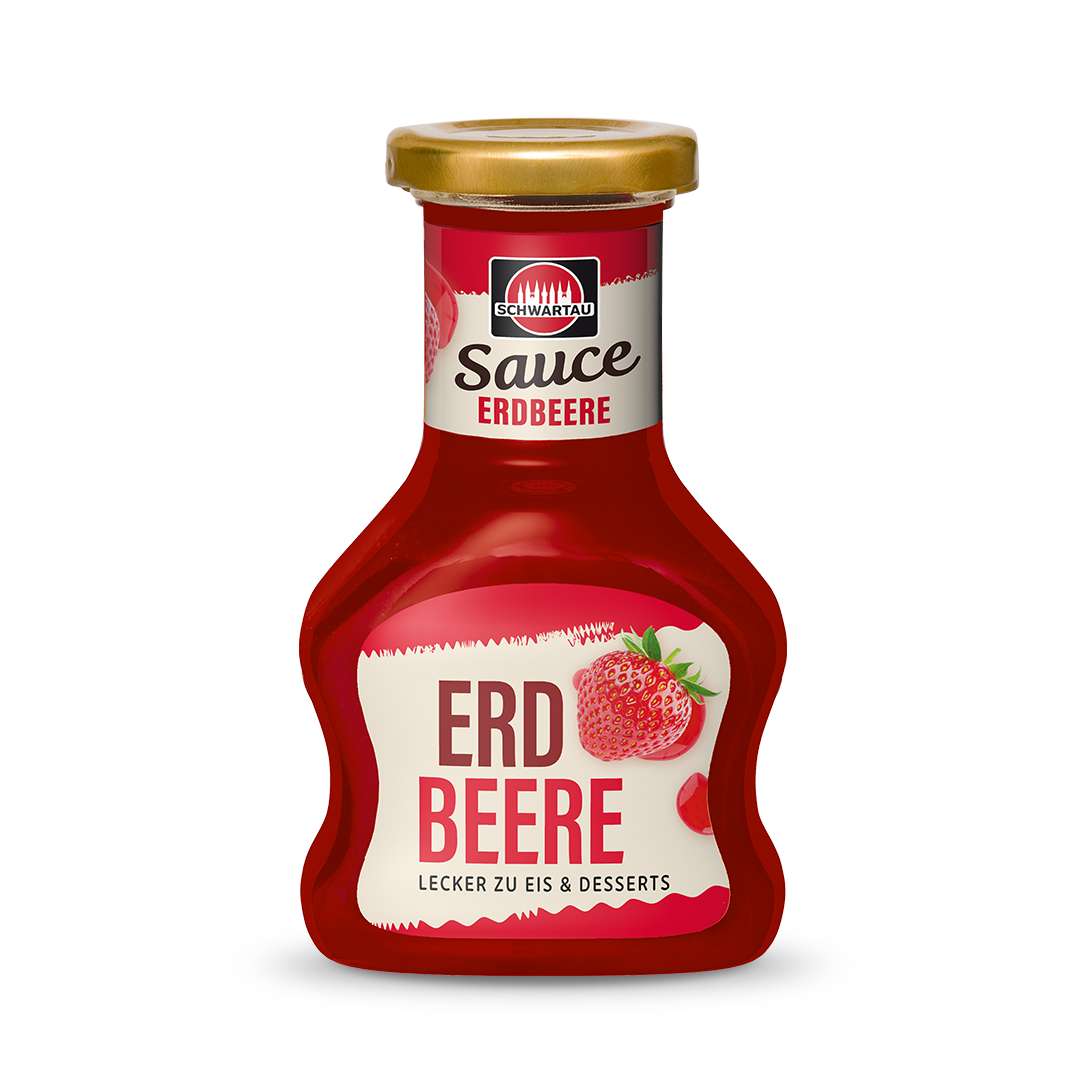 Dessert-Sauce Erdbeer